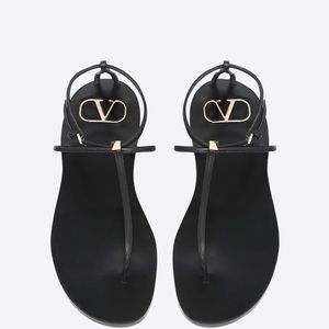 Valentino Garavani calf skin flip flop sandal